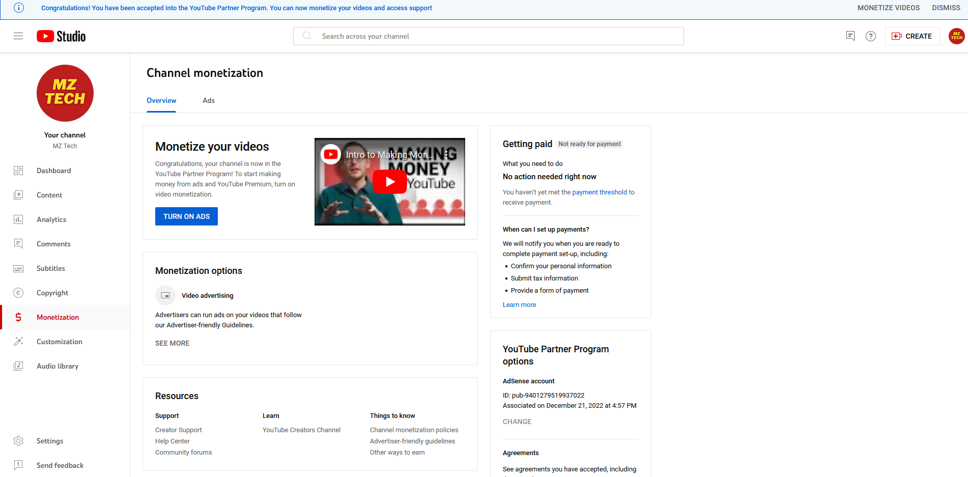 Technical Highlights YouTube Channel for Sale – MZ Tech Educational & QA
